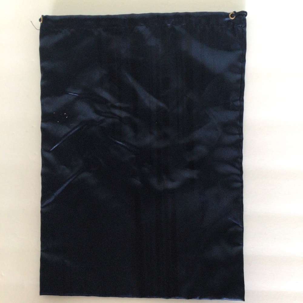 SERGIO ROSSI BLUE SATIN DUSTBAG - Picture 7 of 7